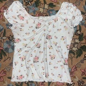 Girls no comment Floral Top